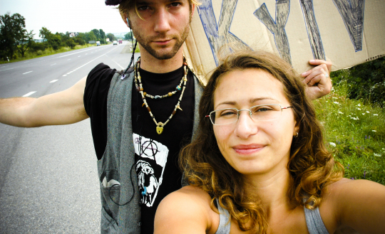Valentina and Shaun on their way to Odessa
